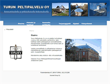 Tablet Screenshot of peltipalvelu.fi